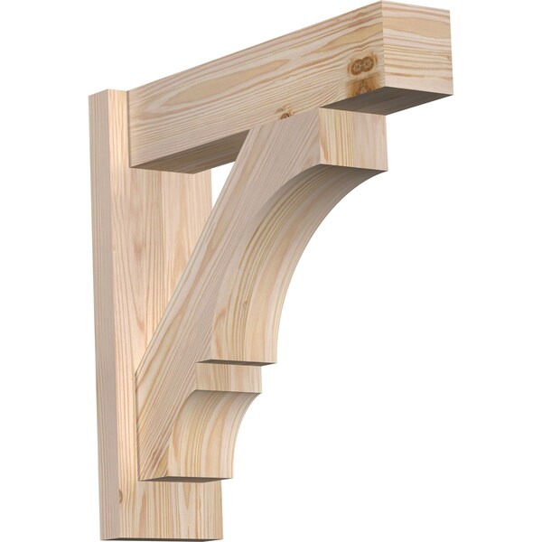 Ekena Millwork Balboa Block Smooth Outlooker, Douglas Fir, 5 1/2"W x 20"D x 20"H OUT06X20X20BOA05SDF - main